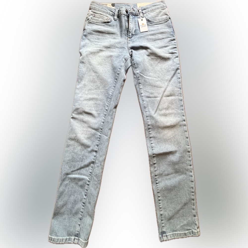 NWT Men’s Marine Layer Original Slim Fit Jean in Medium Light Indigo 32x32